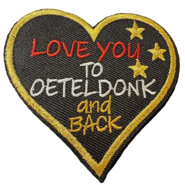 Embleem hart love you to the moon