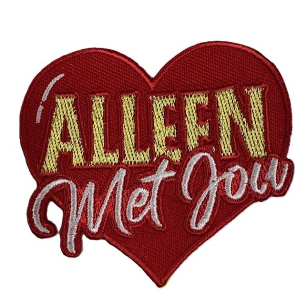 Embleem hart alleen met jou