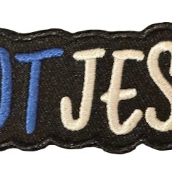 Embleem shotjes blauw wit