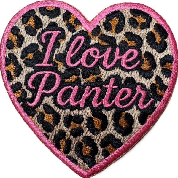 Embleem I love panter