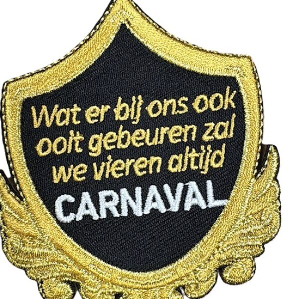 Embleem wat er bij ons ook ooit gebeuren zal
