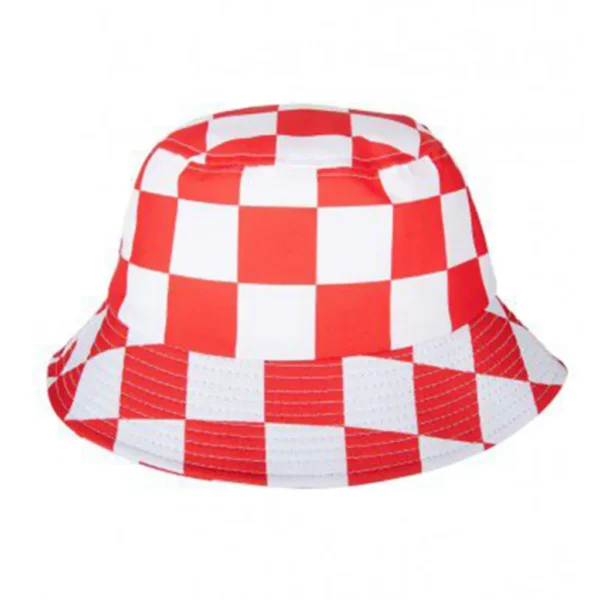 Vissershoedje Brabant rood wit