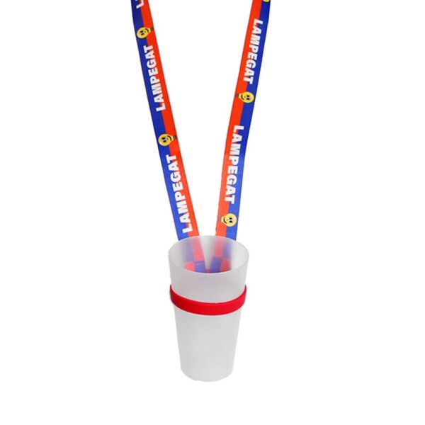 Lampegat bekerhouder blauw oranje