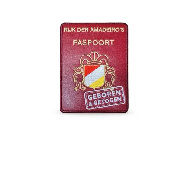 Embleem paspoort "geboren & getogen"