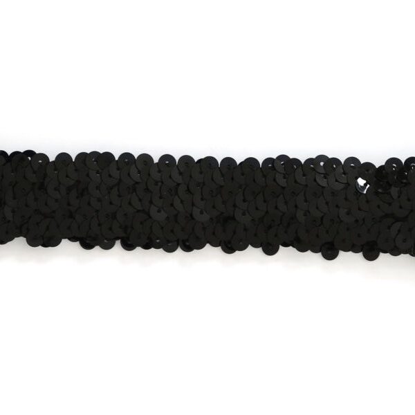 Hoofdbandje paillet zwart