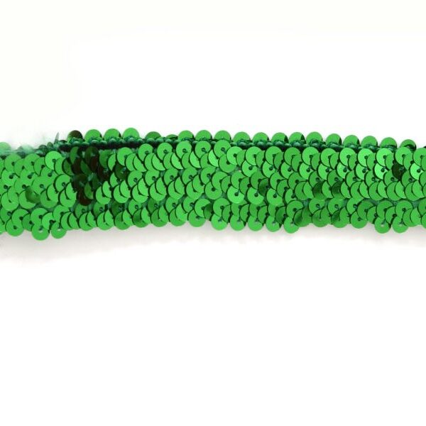 Hoofdbandje paillet groen