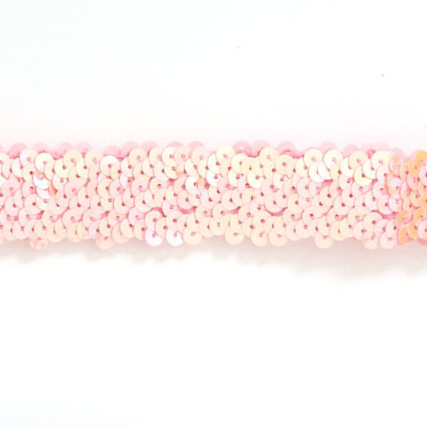 Hoofdbandje paillet roze