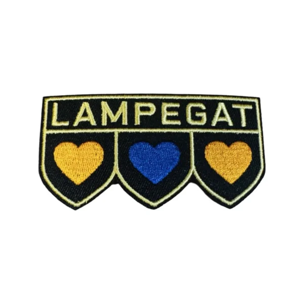 Embleem Lampegat met harten