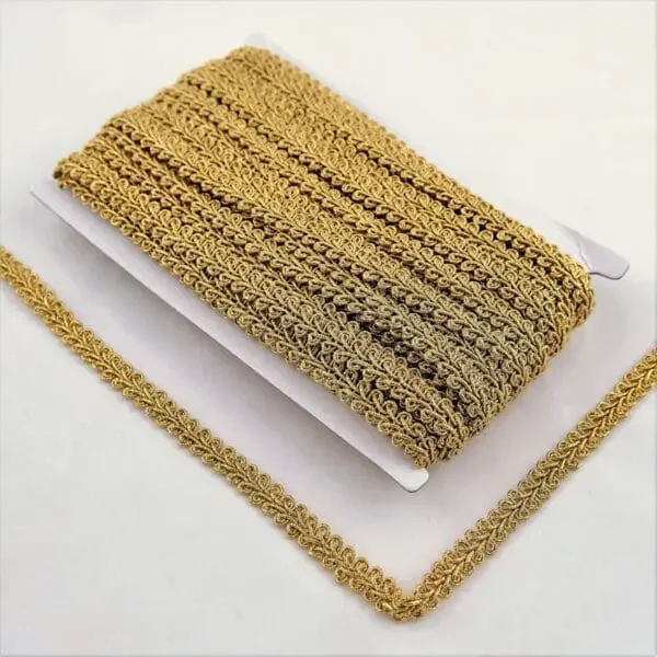 Chanelband Lurex 10mm Goud