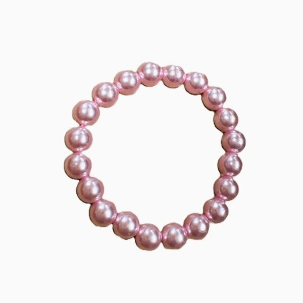 Parel armband roze