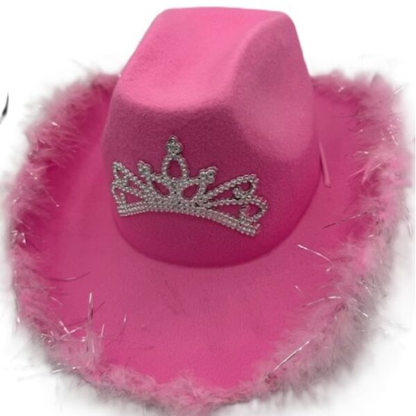 Cowboy hoed roze