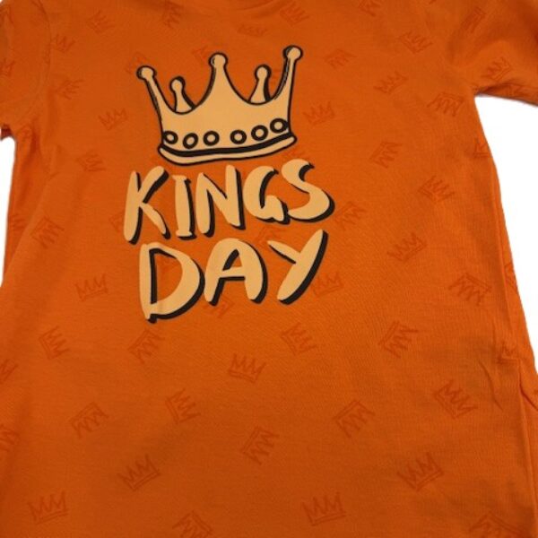 T shirt oranje Kingsday kind