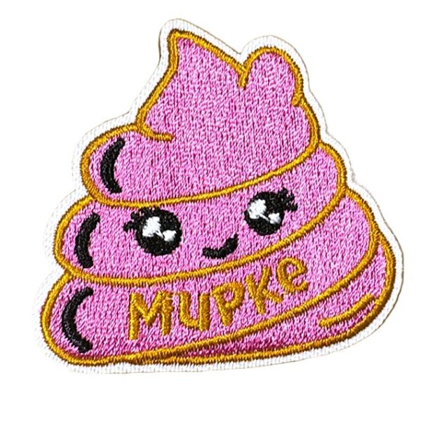 Embleem mupke roze