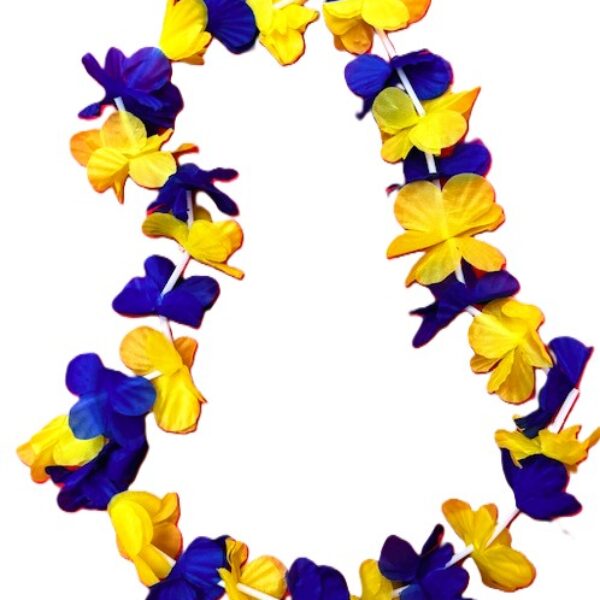 Hawai slinger blauw geel