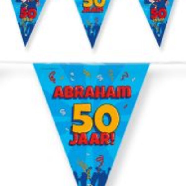Vlaggenlijn Abraham 50 jaar