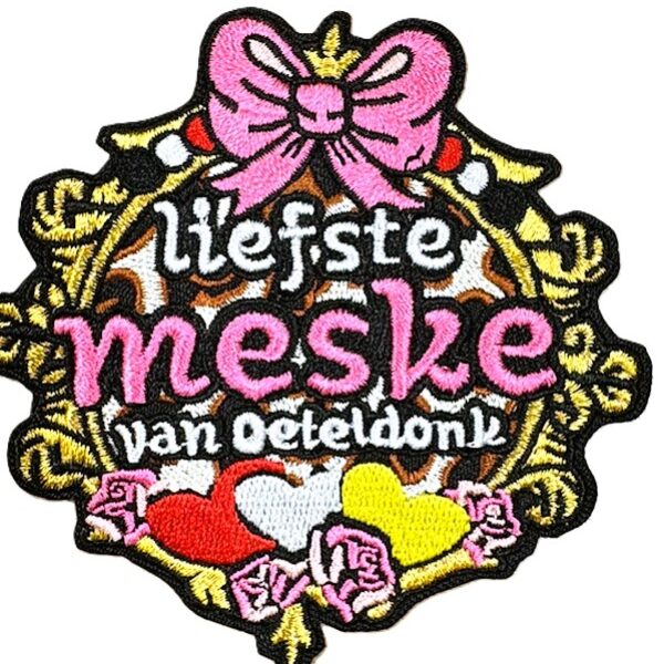 Embleem liefste méske van Oeteldonk roze