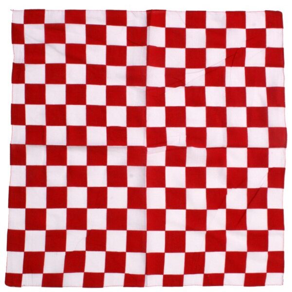 Zakdoek Brabant rood wit