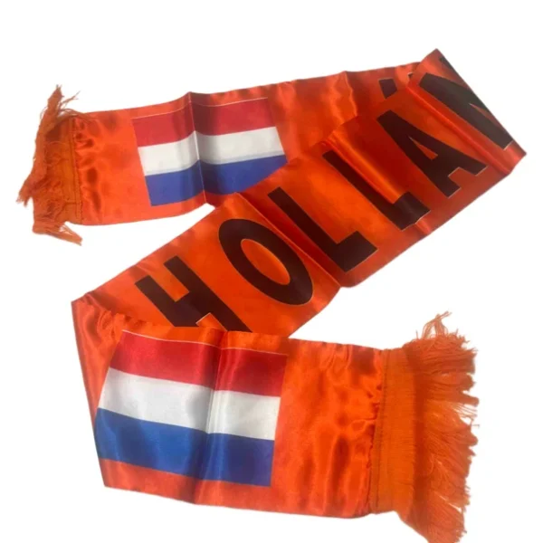 Oranje sjaal Nederlandse vlag en Holland