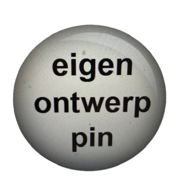 Maatwerk eigen pin