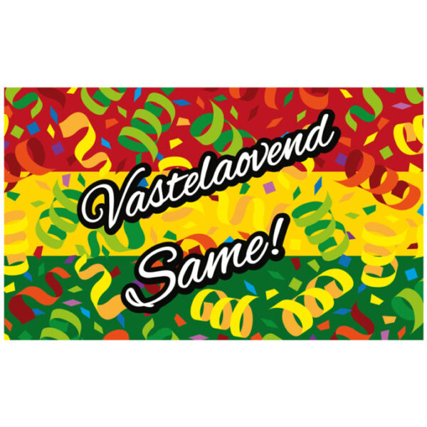 Gevelvlag Vastelaovend Same 90 x 150 cm