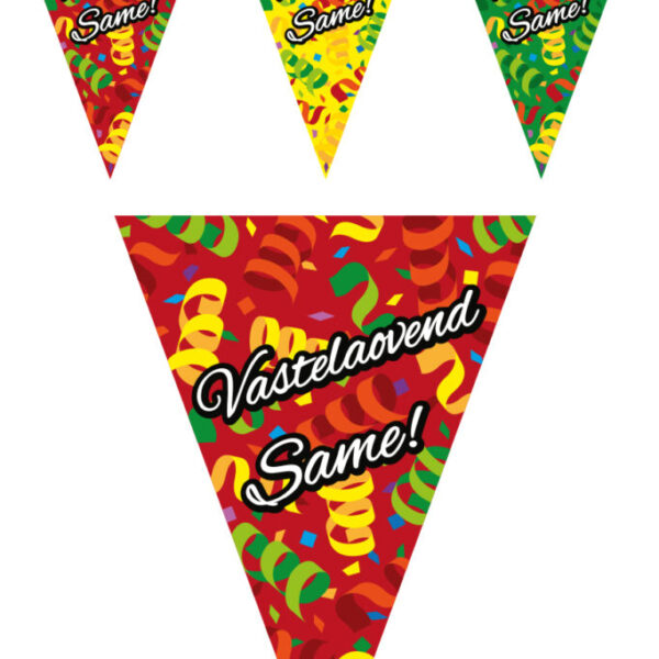 Vlaggenlijn 10 m Vastelaovend Same