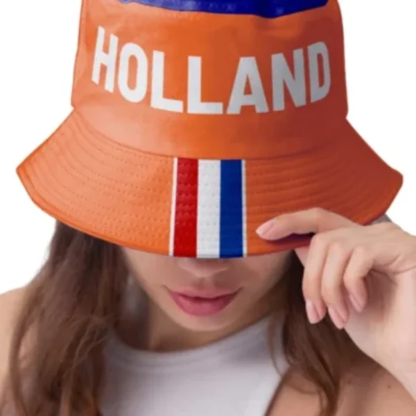Bucket hat Holland met vlag