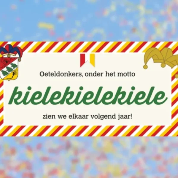 Pre order jaarembleem klein Kielekielekiele 2027
